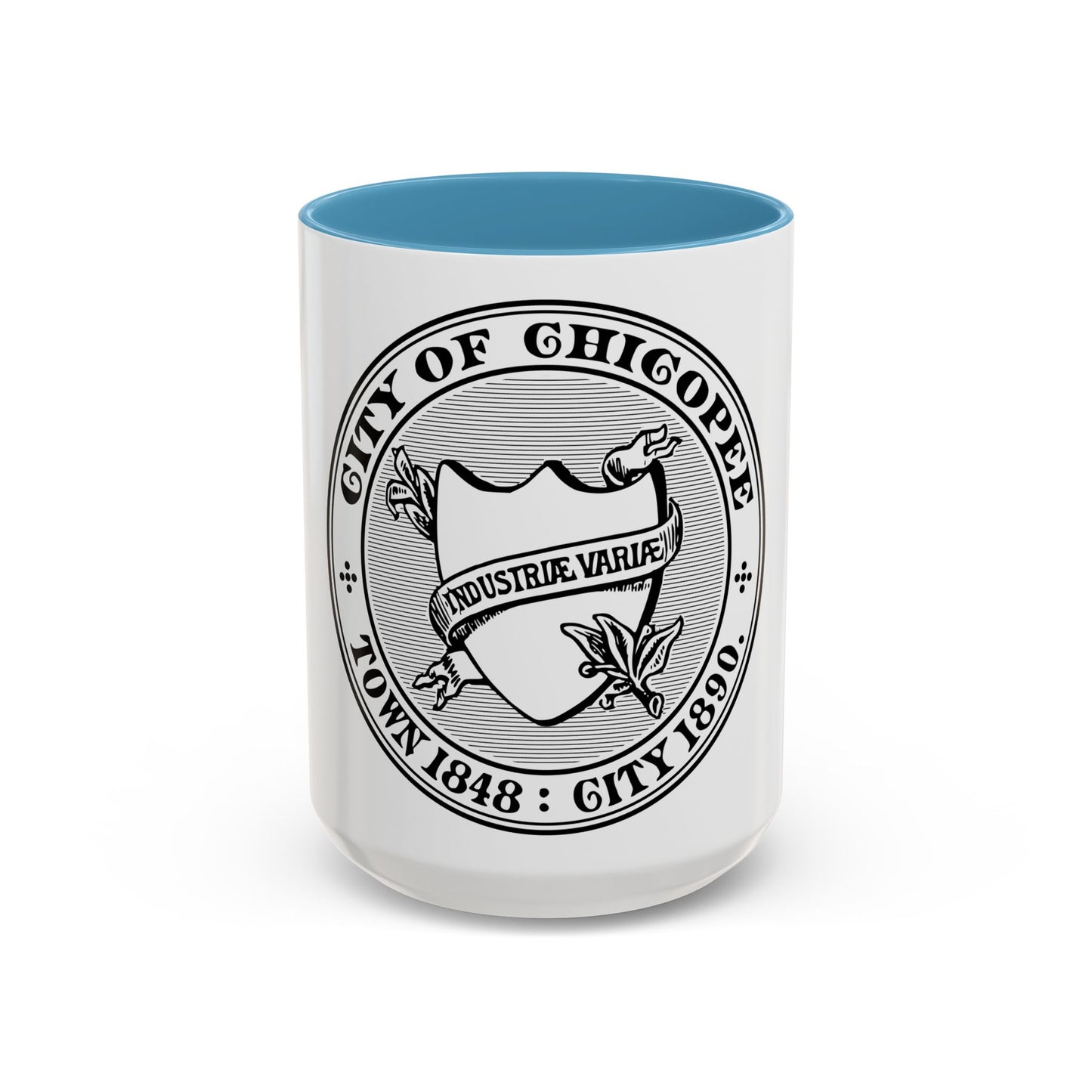Seal of Chicopee Massachusetts - Accent Coffee Mug