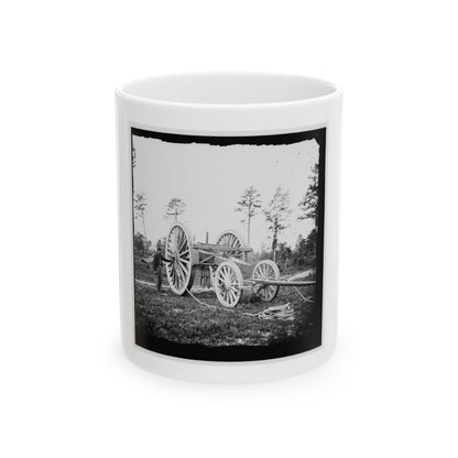 Dutch Gap, Va., Vicinity. Sling For Transporting Big Guns (U.S. Civil War) White Coffee Mug
