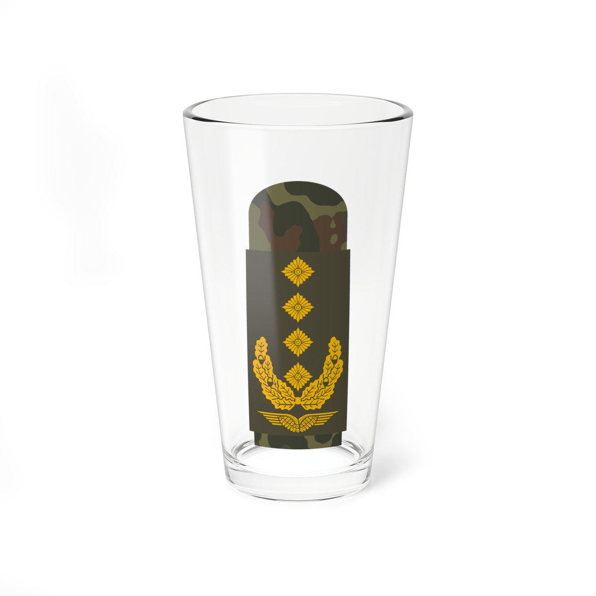 LA OS5 64 General (Military Rank) Pint Glass 16oz