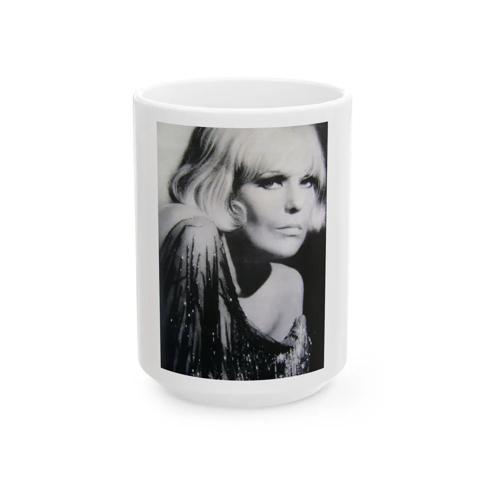 Kim Novak #378 (Vintage Female Icon) White Coffee Mug-15oz-Go Mug Yourself