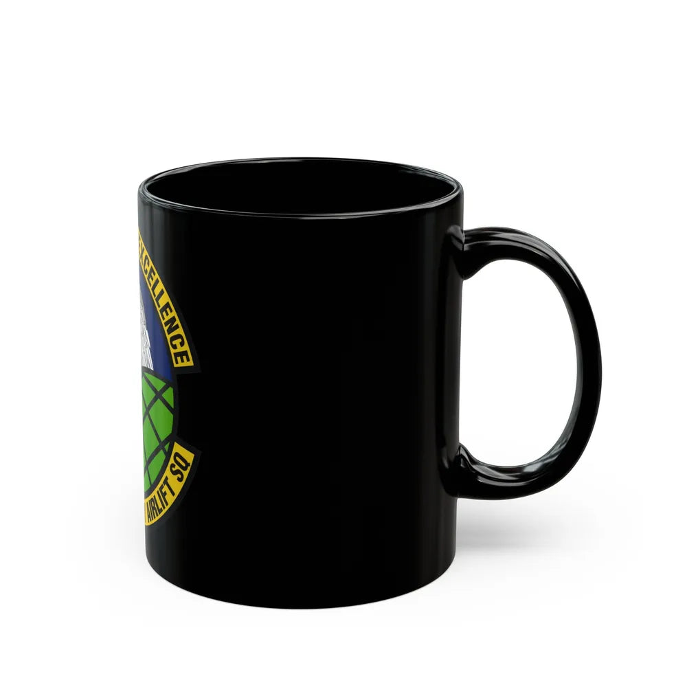 306th Expeditionary Airlift Squadron (U.S. Air Force) Black Coffee Mug-Go Mug Yourself