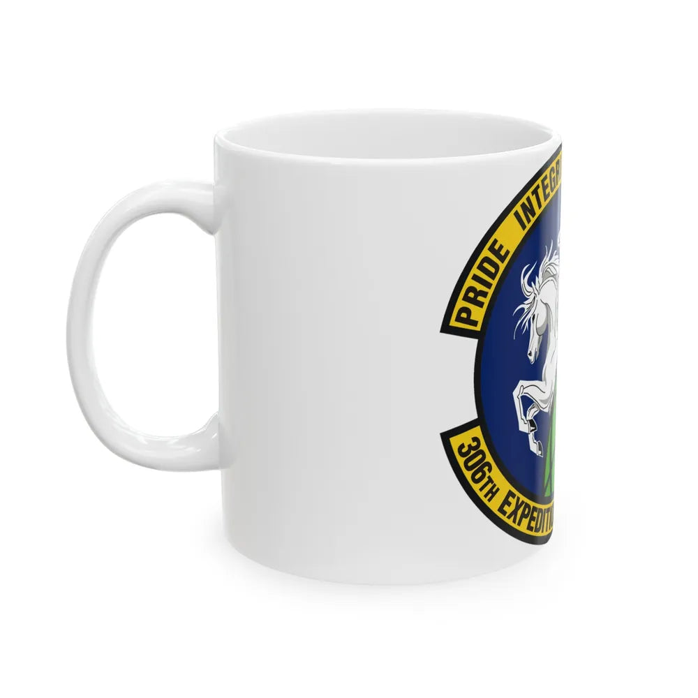 306th Expeditionary Airlift Squadron (U.S. Air Force) White Coffee Mug-Go Mug Yourself