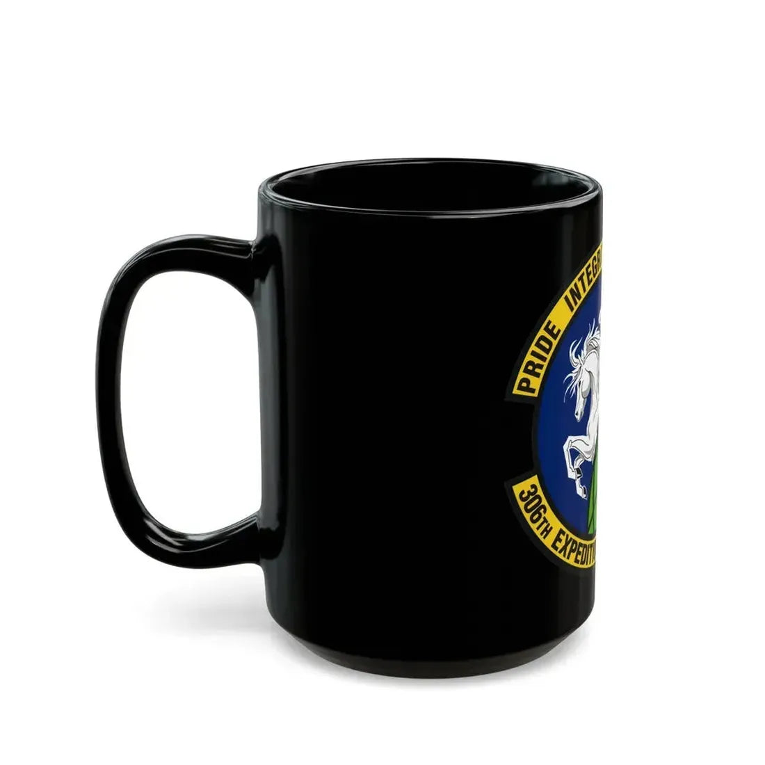 306th Expeditionary Airlift Squadron (U.S. Air Force) Black Coffee Mug - Go Mug Yourself