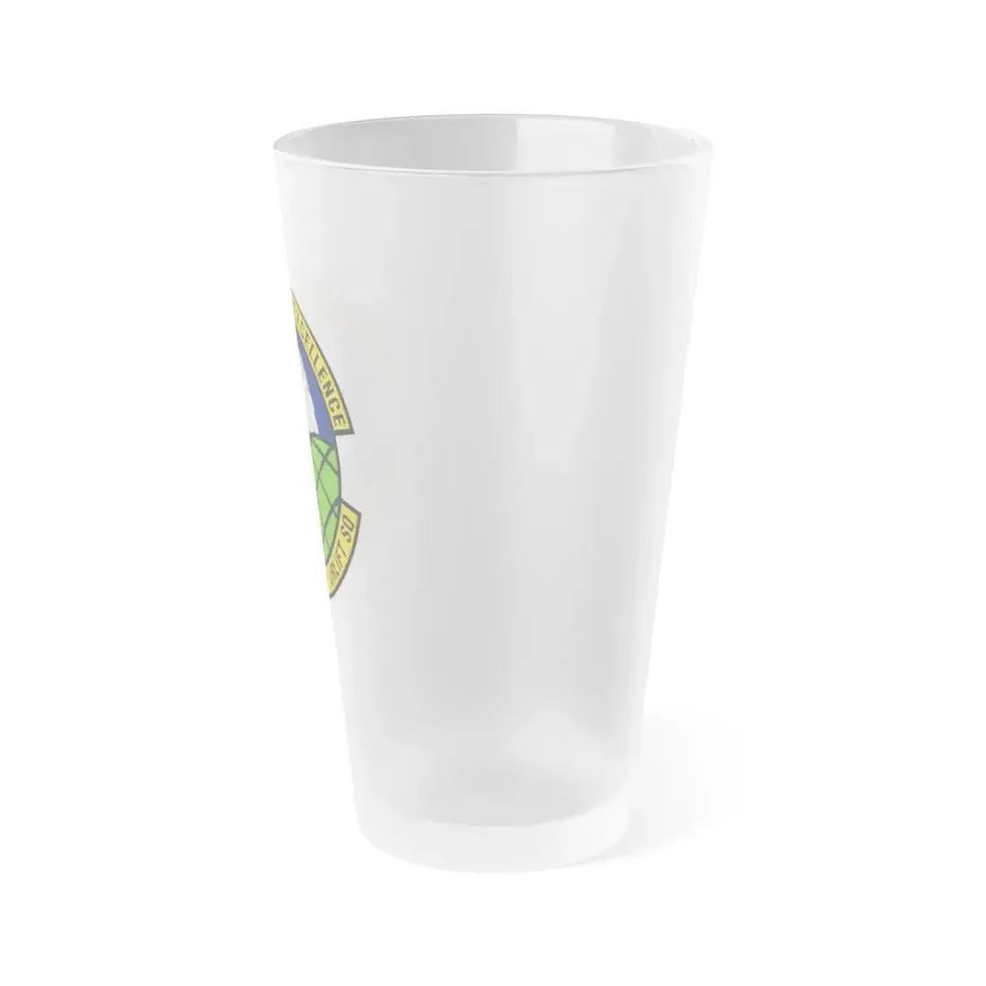 306th Expeditionary Airlift Squadron (U.S. Air Force) Frosted Pint Glass 16oz - Go Mug Yourself