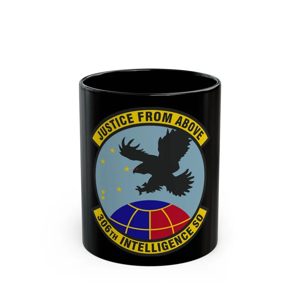 306th Intelligence Squadron (U.S. Air Force) Black Coffee Mug-11oz-Go Mug Yourself