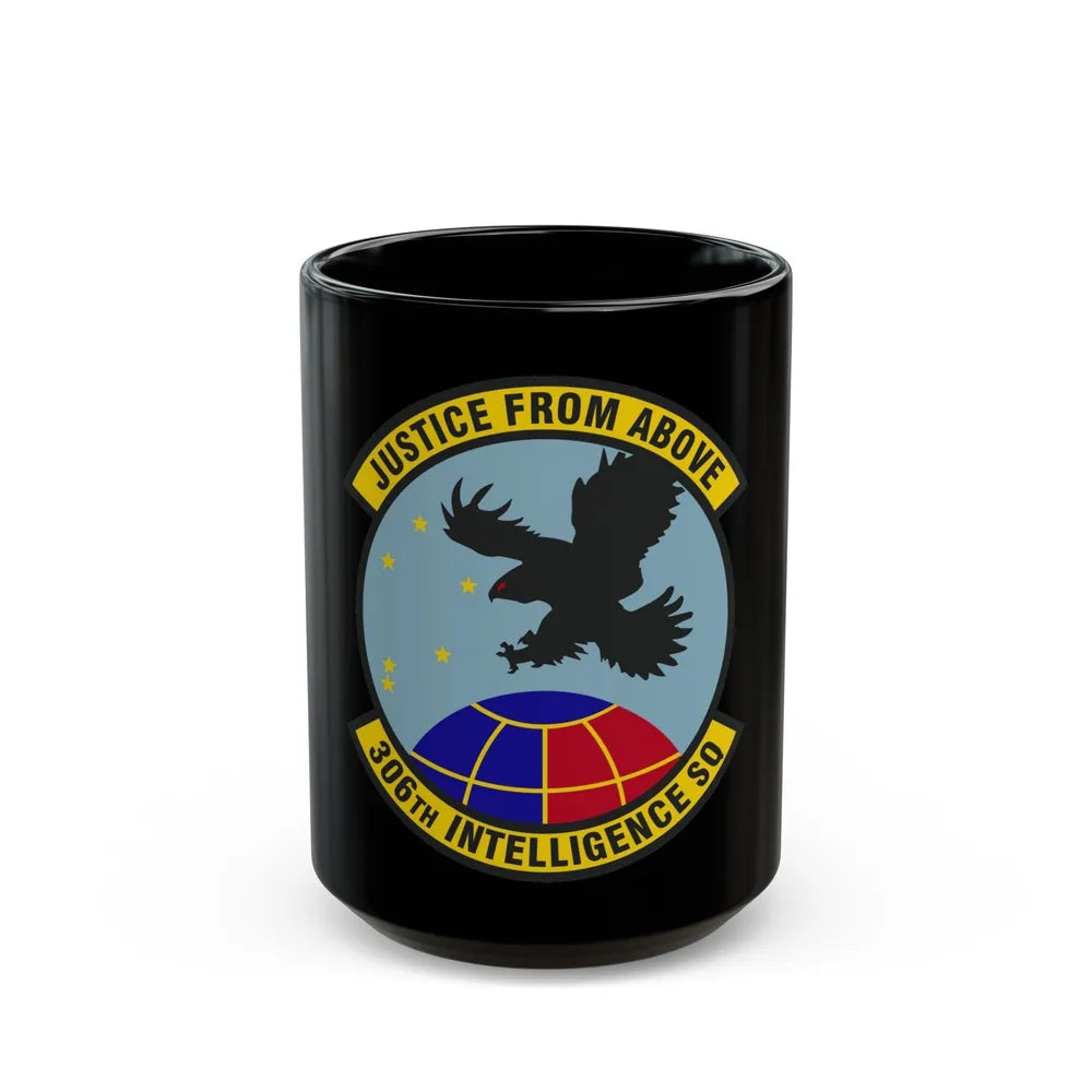 306th Intelligence Squadron (U.S. Air Force) Black Coffee Mug-15oz-Go Mug Yourself