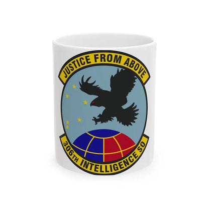 306th Intelligence Squadron (U.S. Air Force) White Coffee Mug-11oz-Go Mug Yourself