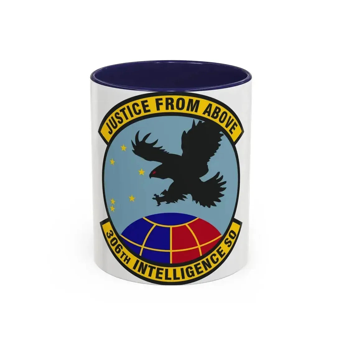 306th Intelligence Squadron (U.S. Air Force) Accent Coffee Mug 11oz Navy - Go Mug Yourself