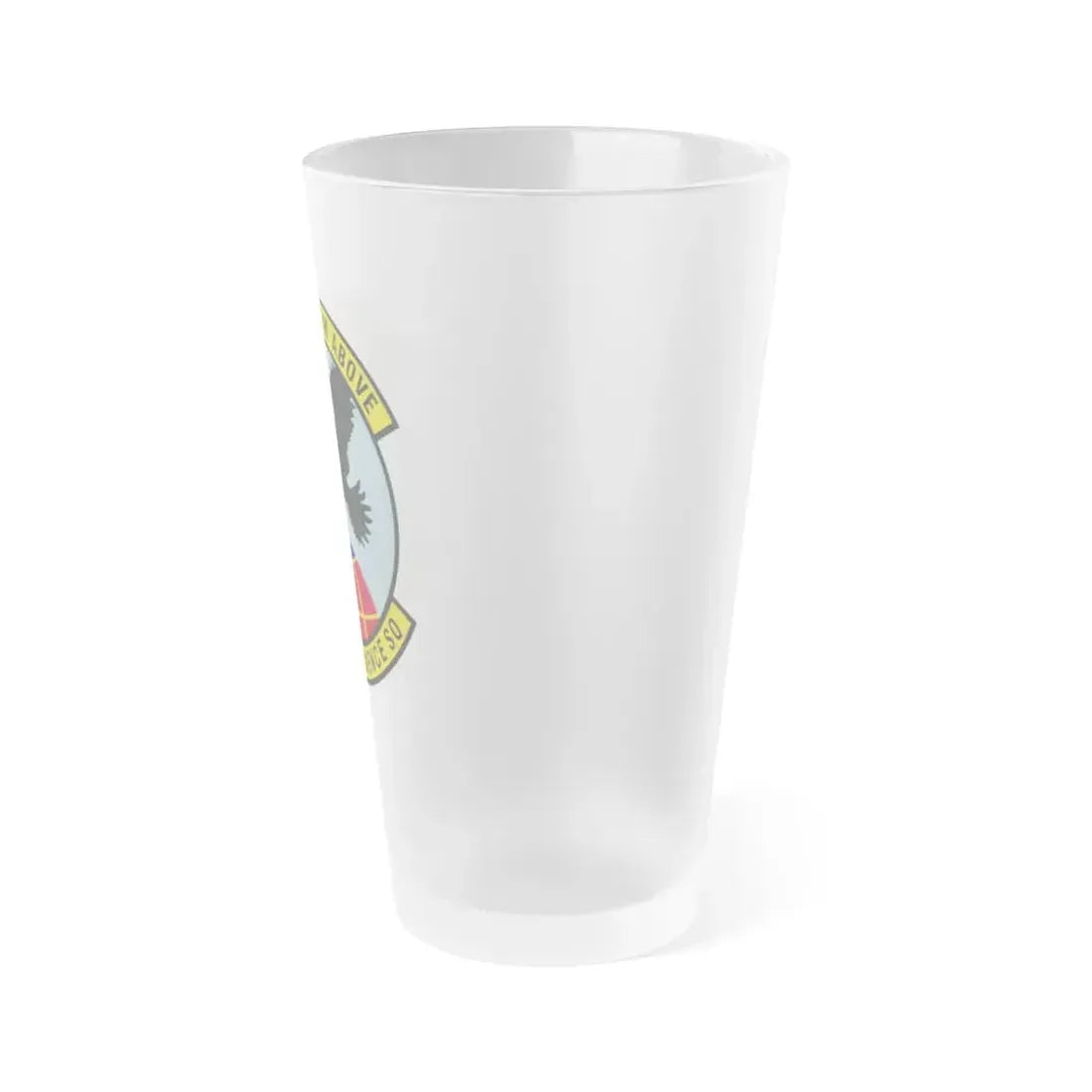 306th Intelligence Squadron (U.S. Air Force) Frosted Pint Glass 16oz - Go Mug Yourself