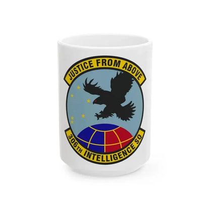 306th Intelligence Squadron (U.S. Air Force) White Coffee Mug 15oz - Go Mug Yourself