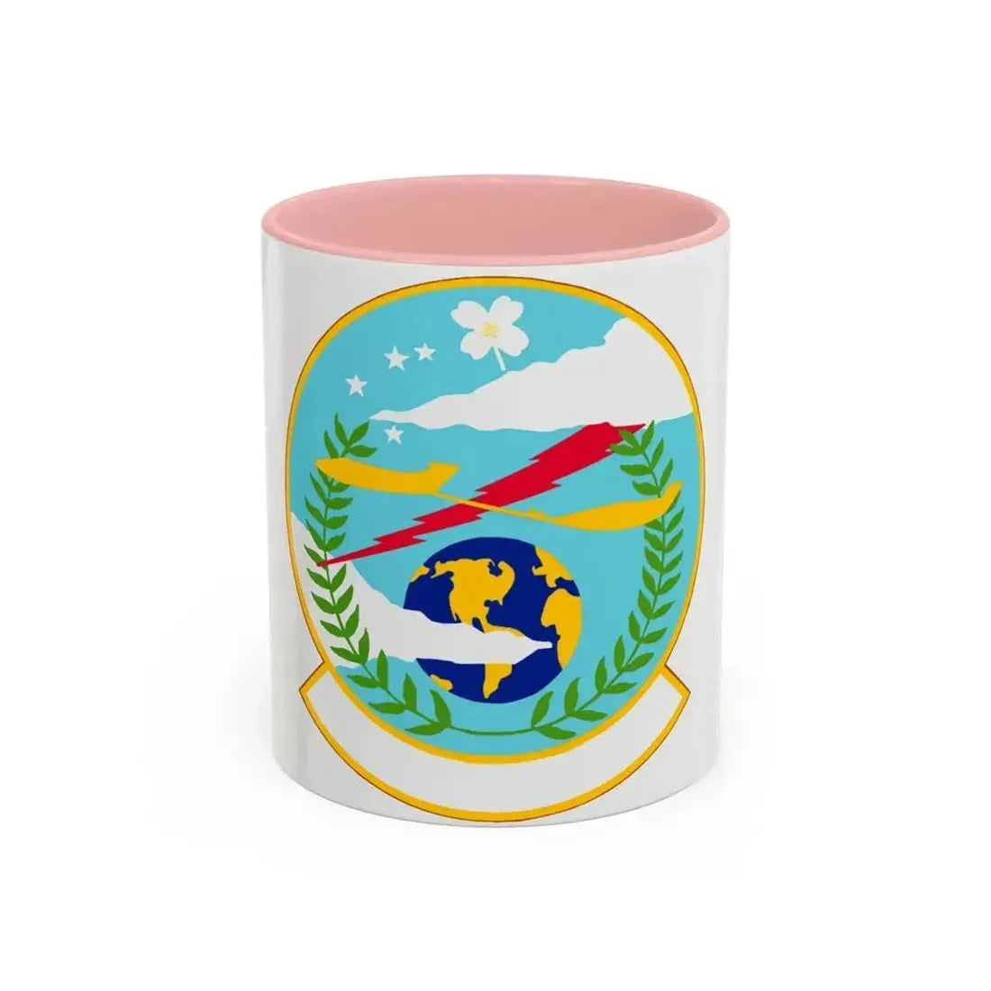 307 Maintenance Squadron AFRC (U.S. Air Force) Accent Coffee Mug 11oz Pink - Go Mug Yourself