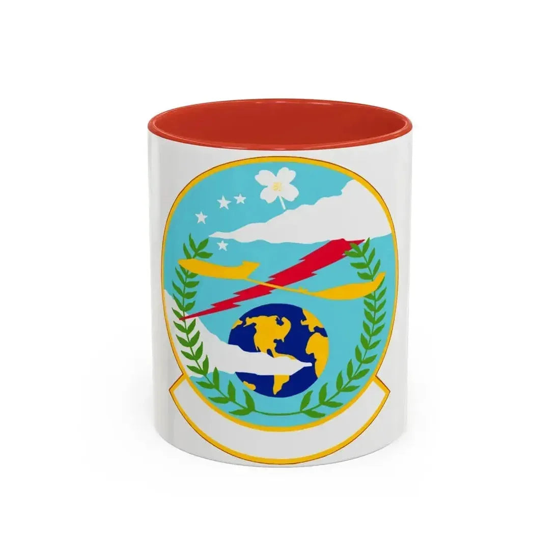 307 Maintenance Squadron AFRC (U.S. Air Force) Accent Coffee Mug 11oz Red - Go Mug Yourself