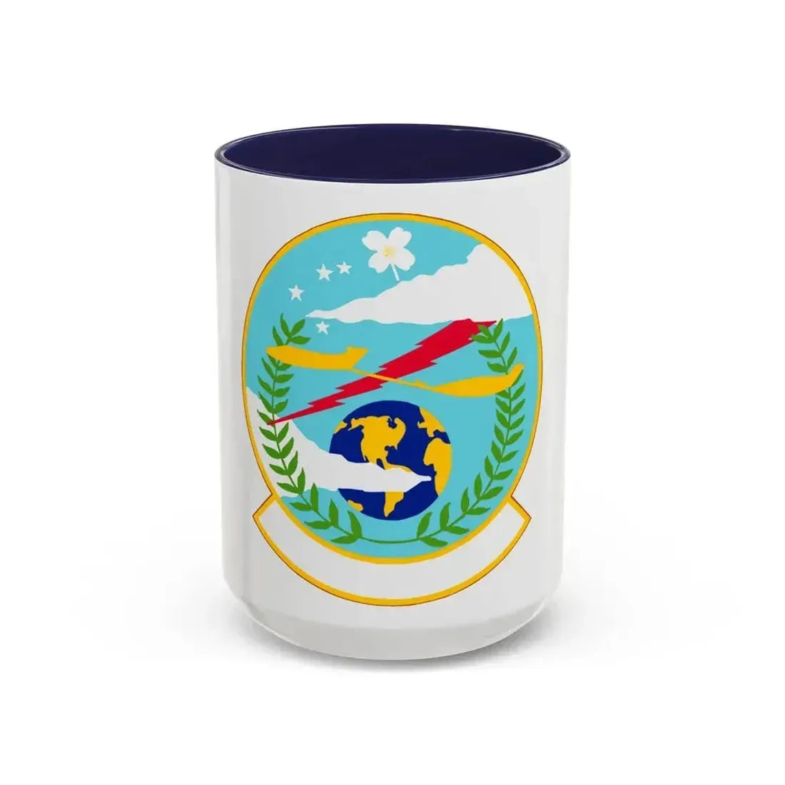 307 Maintenance Squadron AFRC (U.S. Air Force) Accent Coffee Mug 15oz Navy - Go Mug Yourself