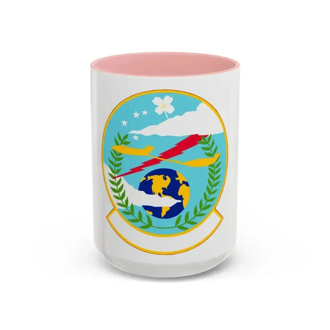307 Maintenance Squadron AFRC (U.S. Air Force) Accent Coffee Mug 15oz Pink - Go Mug Yourself