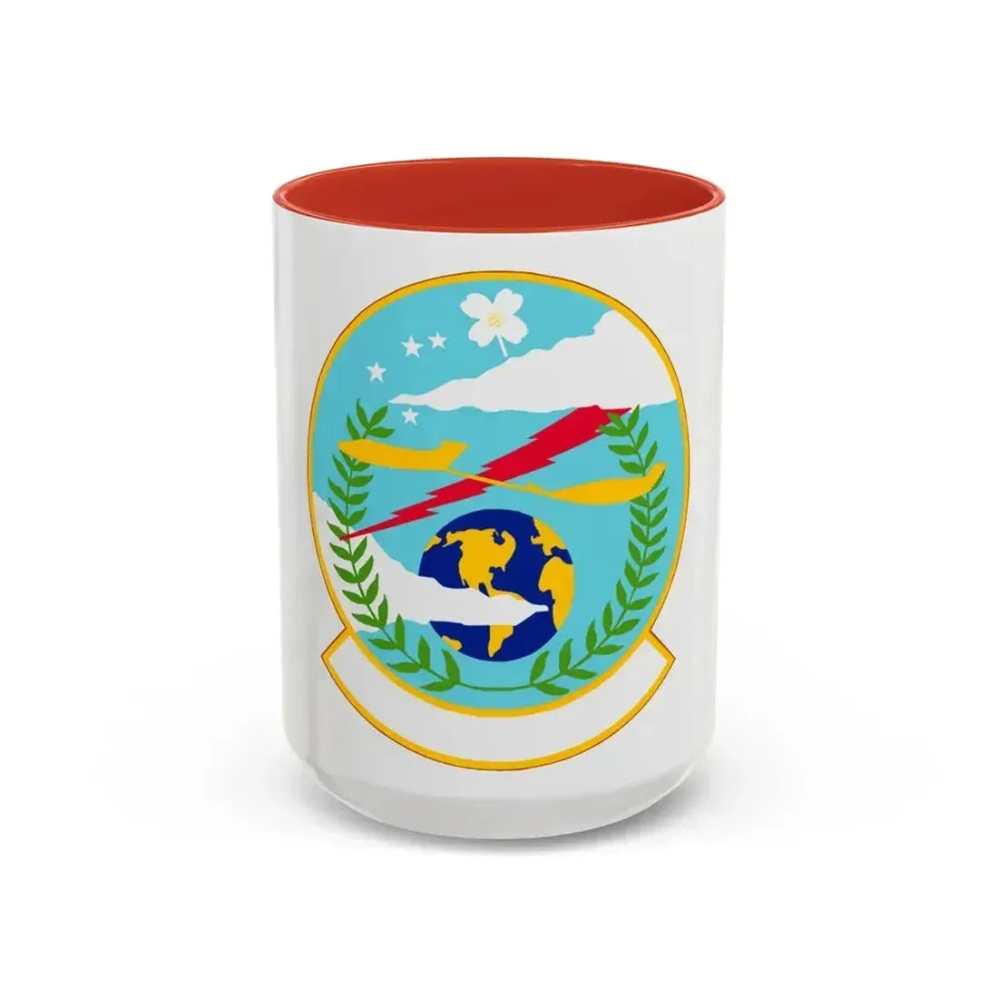 307 Maintenance Squadron AFRC (U.S. Air Force) Accent Coffee Mug 15oz Red - Go Mug Yourself