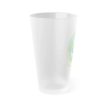 307 Maintenance Squadron AFRC (U.S. Air Force) Frosted Pint Glass 16oz - Go Mug Yourself