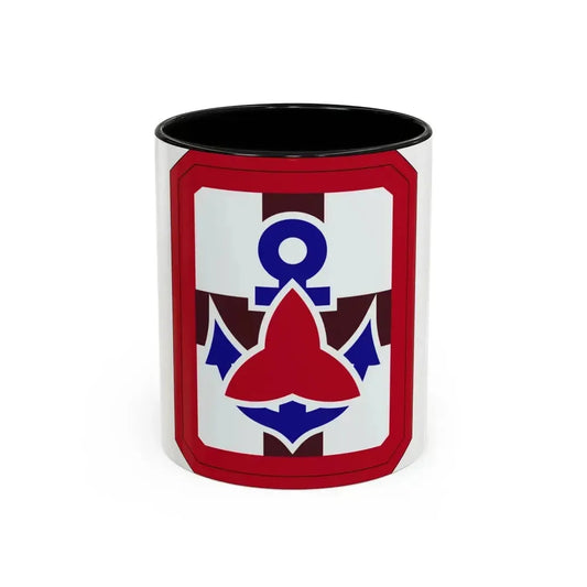 307 Medical Brigade (U.S. Army) Accent Coffee Mug 11oz Black - Go Mug Yourself
