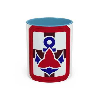 307 Medical Brigade (U.S. Army) Accent Coffee Mug 11oz Light Blue - Go Mug Yourself