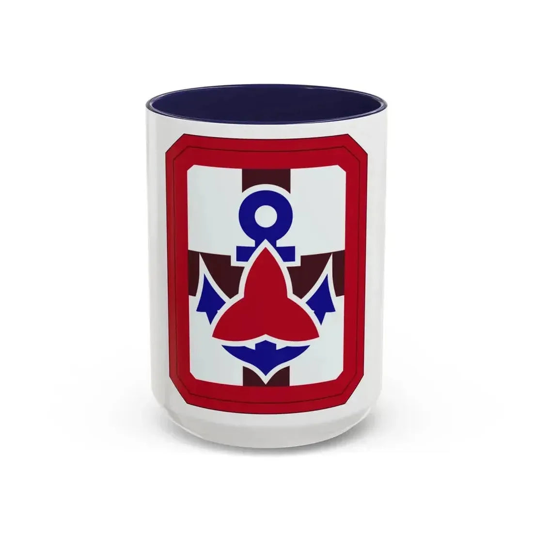 307 Medical Brigade (U.S. Army) Accent Coffee Mug 15oz Navy - Go Mug Yourself