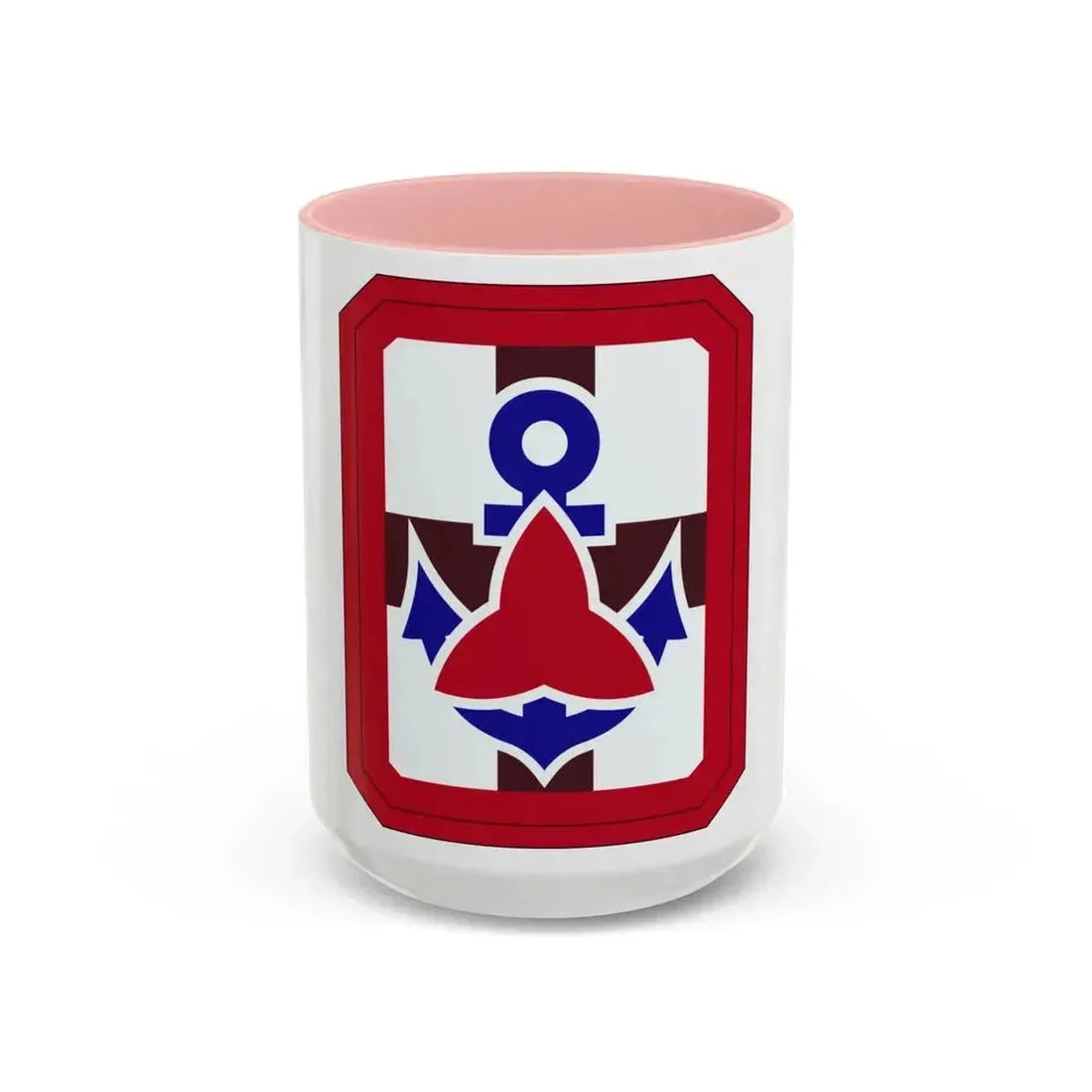 307 Medical Brigade (U.S. Army) Accent Coffee Mug 15oz Pink - Go Mug Yourself