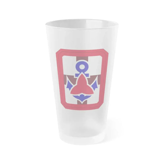 307 Medical Brigade (U.S. Army) Frosted Pint Glass 16oz Default Title - Go Mug Yourself