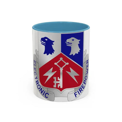 307 Military Intelligence Battalion (U.S. Army) Accent Coffee Mug 11oz Light Blue - Go Mug Yourself