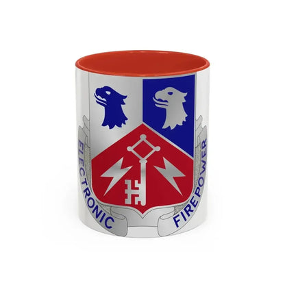 307 Military Intelligence Battalion (U.S. Army) Accent Coffee Mug 11oz Red - Go Mug Yourself