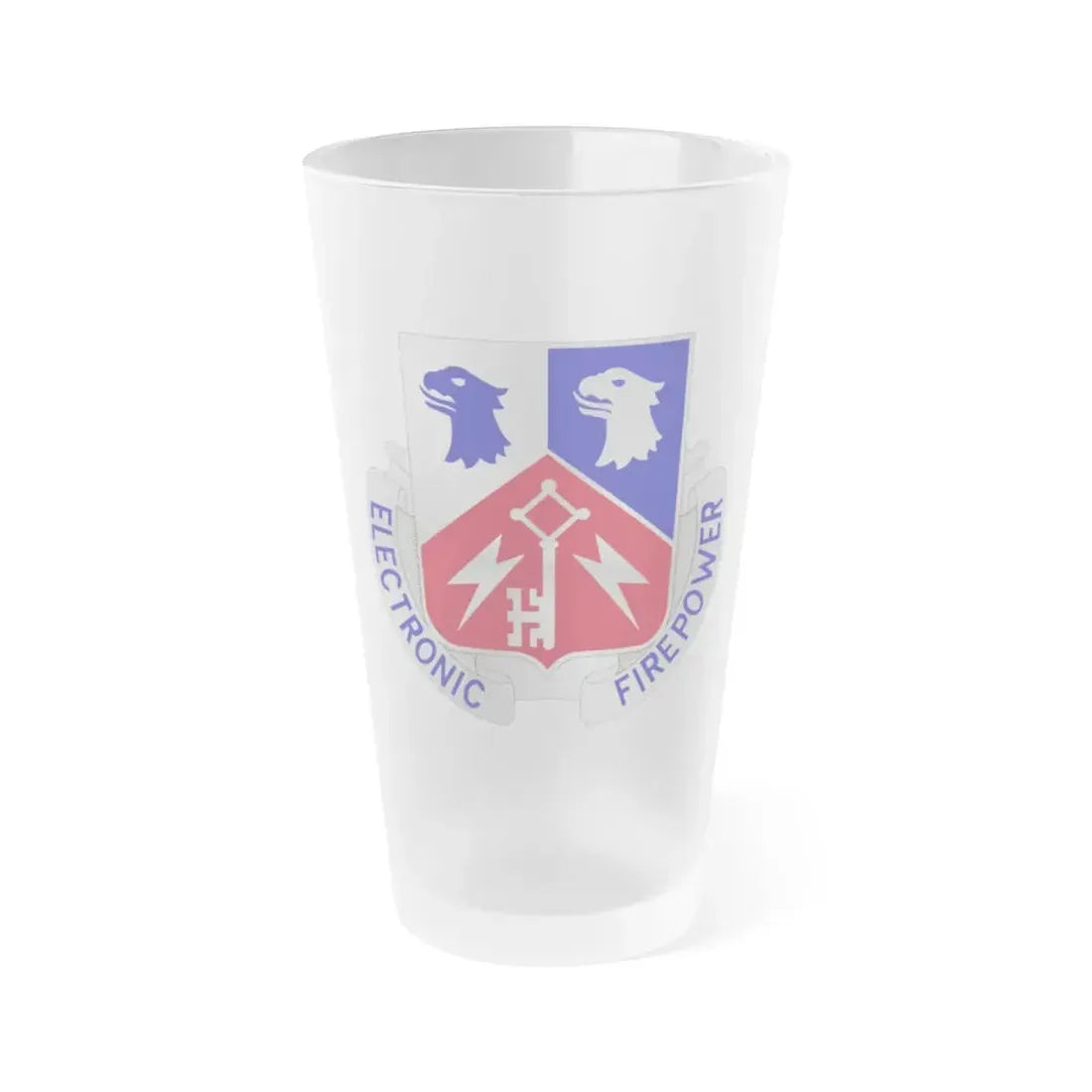 307 Military Intelligence Battalion (U.S. Army) Frosted Pint Glass 16oz Default Title - Go Mug Yourself