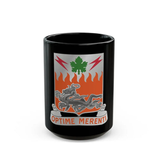 307 Signal Battalion (U.S. Army) Black Coffee Mug 15oz - Go Mug Yourself