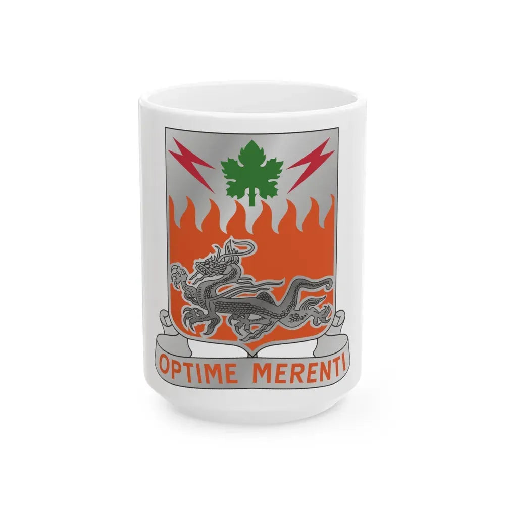 307 Signal Battalion (U.S. Army) White Coffee Mug 15oz - Go Mug Yourself