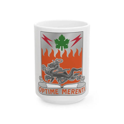 307 Signal Battalion (U.S. Army) White Coffee Mug 15oz - Go Mug Yourself