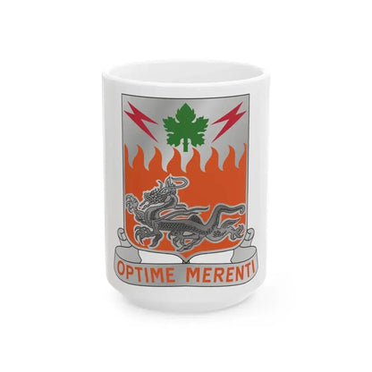 307 Signal Battalion (U.S. Army) White Coffee Mug 15oz - Go Mug Yourself