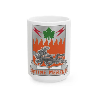 307 Signal Battalion (U.S. Army) White Coffee Mug 15oz - Go Mug Yourself