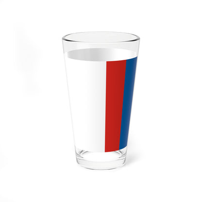 Flag of Pusztahencse (Hungary) Pint Glass 16oz
