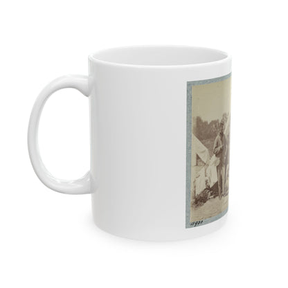 7th New York State Militia, Camp Cameron, D.C., 1861 002(2) (U.S. Civil War) White Coffee Mug