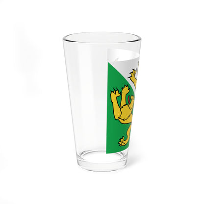 Flag of Canton of Thurgau (Switzerland) Pint Glass 16oz