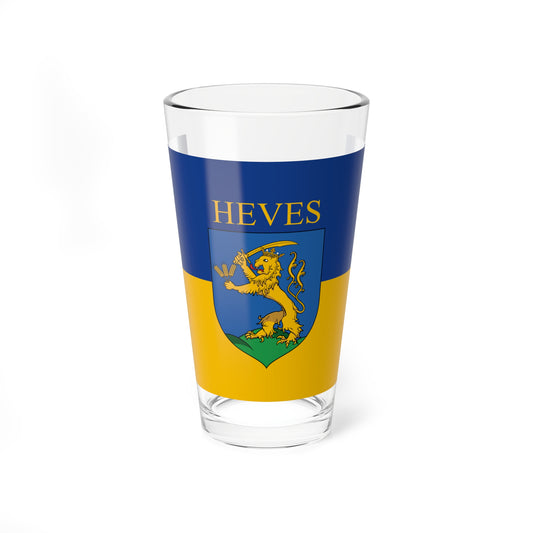 Flag of Heves (Hungary) Pint Glass 16oz