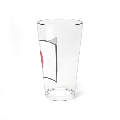 Nuvola Japan flag (Japan) Pint Glass 16oz
