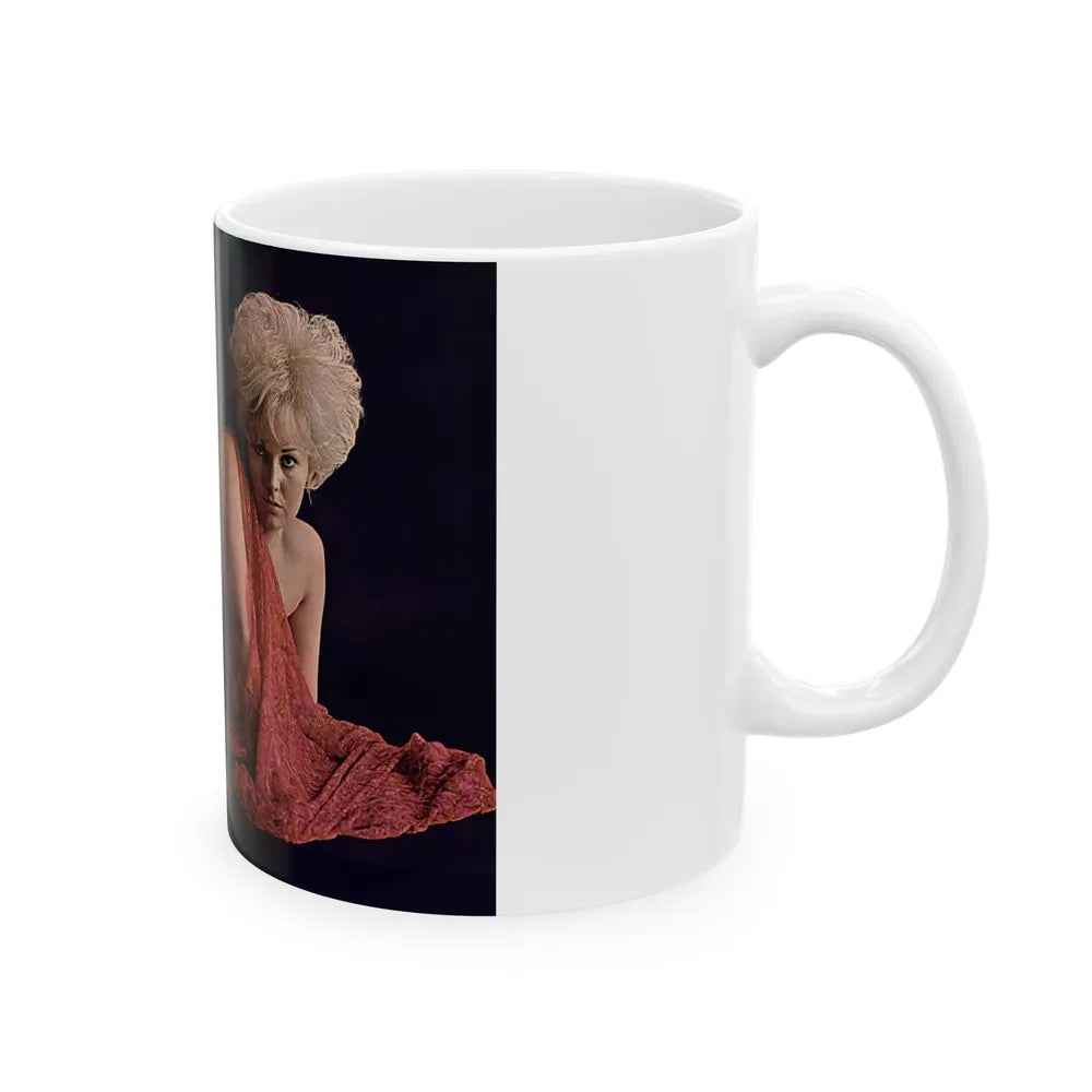 Kim Novak #256 (Vintage Female Icon) White Coffee Mug-Go Mug Yourself