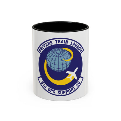 514th Operations Support Squadron (U.S. Air Force) Accent Coffee Mug