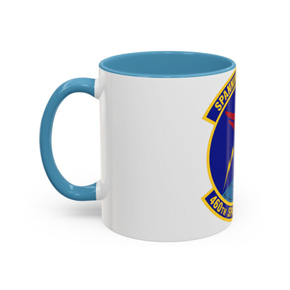 460th Space Communications Squadron (U.S. Air Force) Accent Coffee Mug