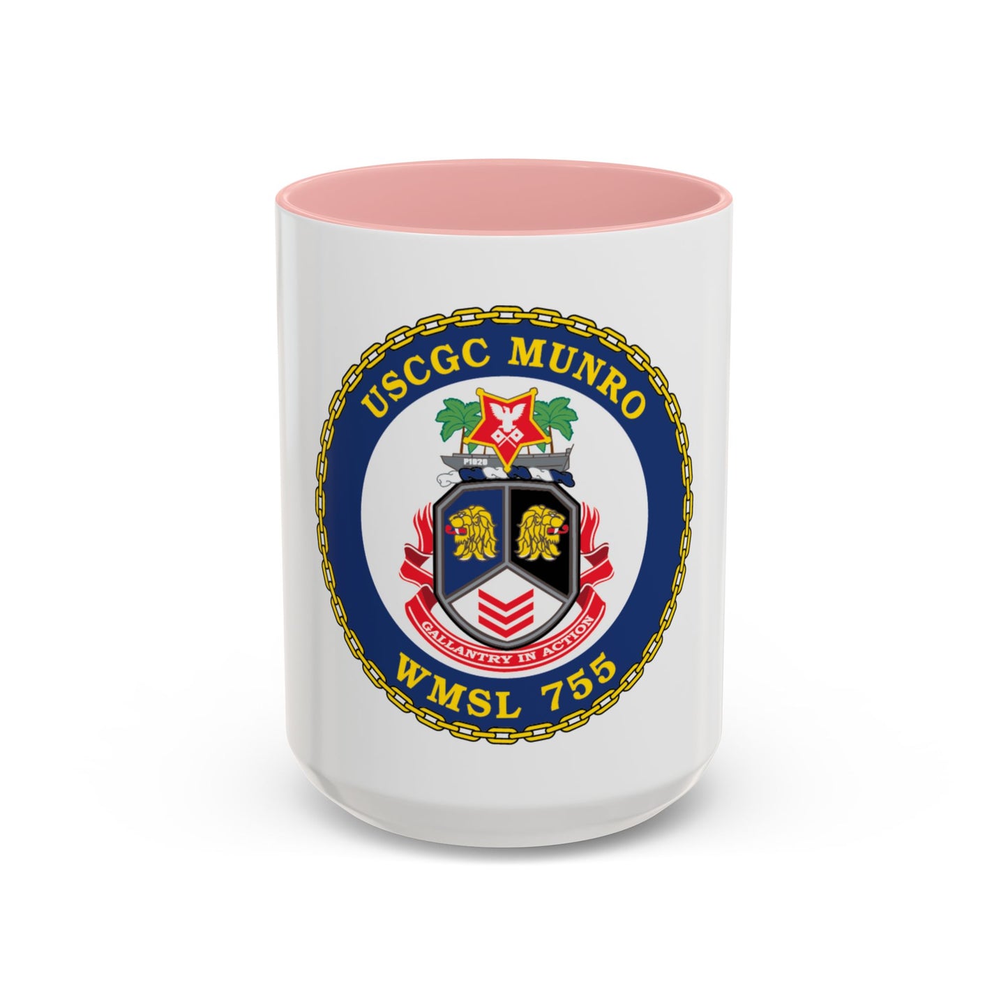 USCGC Munro WMSL   755 (U.S. Coast Guard) Accent Coffee Mug