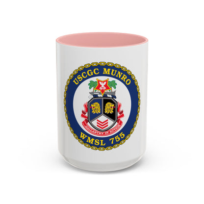USCGC Munro WMSL   755 (U.S. Coast Guard) Accent Coffee Mug