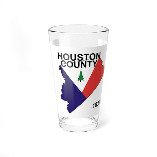 Flag of Houston County Texas (United States) Pint Glass 16oz
