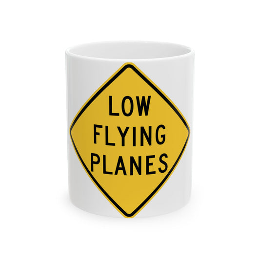 MUTCD-NY NYW7-8 (New York) (Road Sign) White Coffee Mug