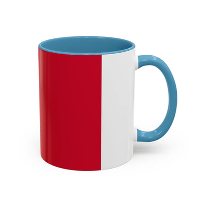 Flag of Haarlem the capital of the province of North Holland Netherlands - Accent Coffee Mug