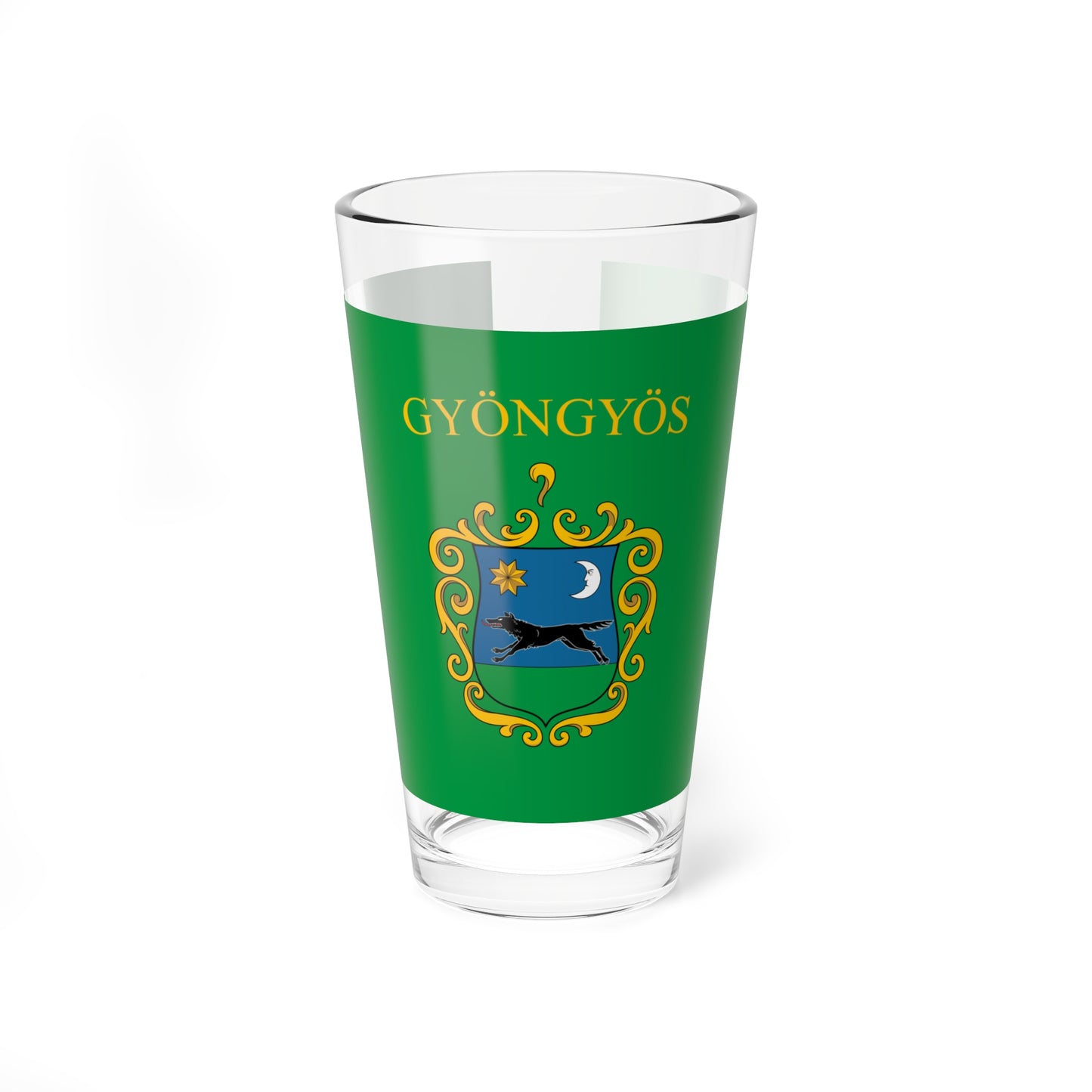 Flag of Gyongyos (Hungary) Pint Glass 16oz