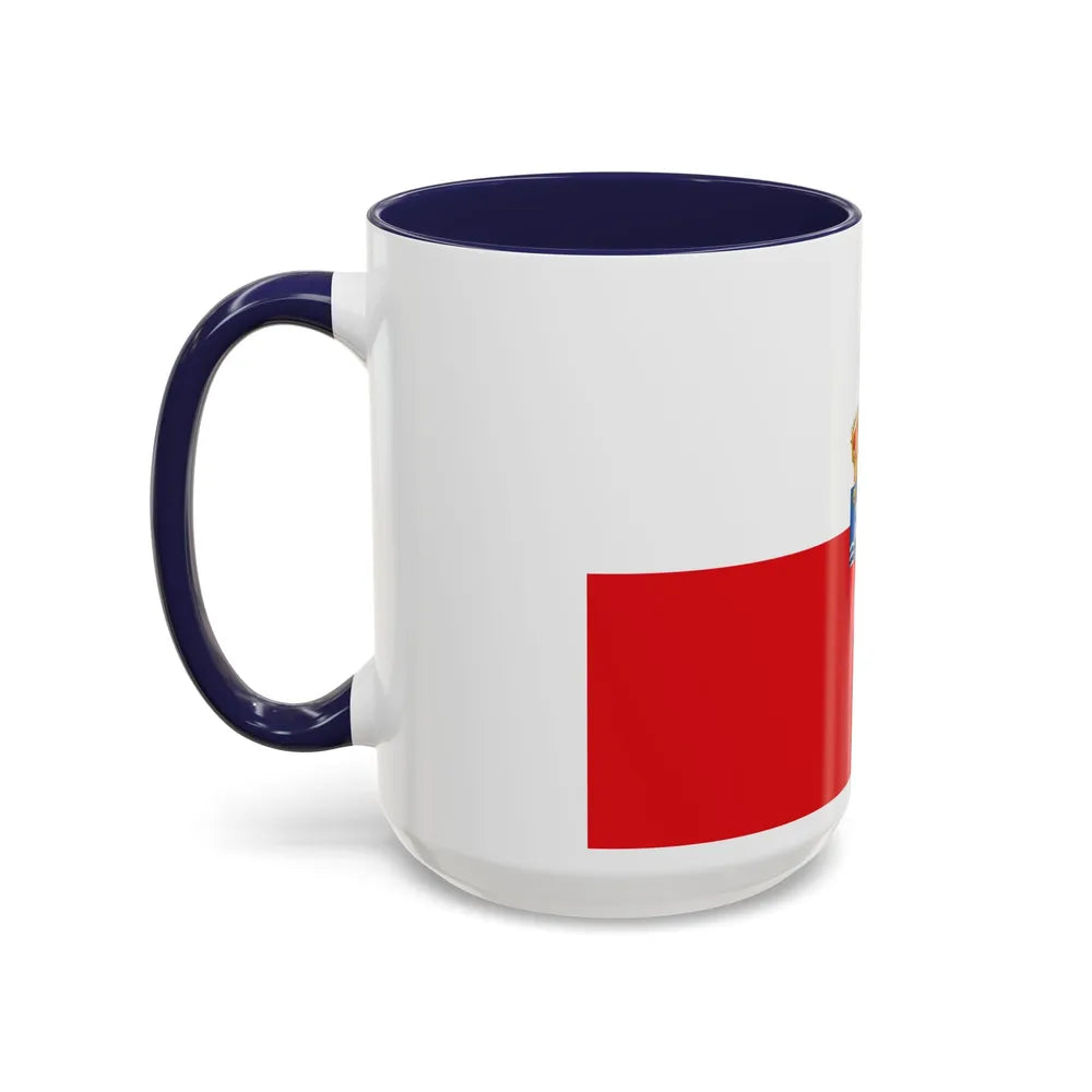 Flag of Cantabria Spain - Accent Coffee Mug-Go Mug Yourself