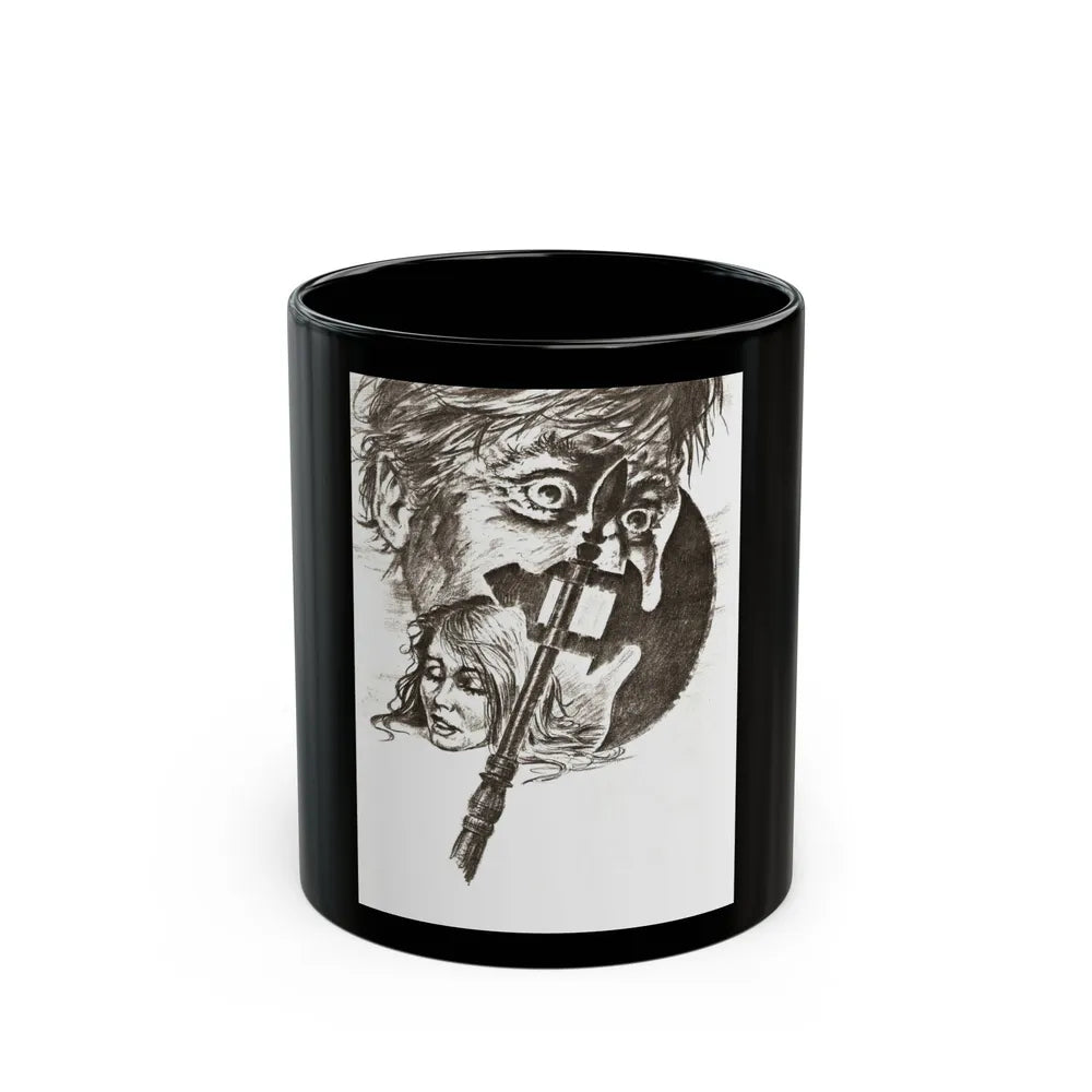 FALL BREAK (THE MUTILATOR) 3 1984 Movie Poster - Black Coffee Mug-11oz-Go Mug Yourself