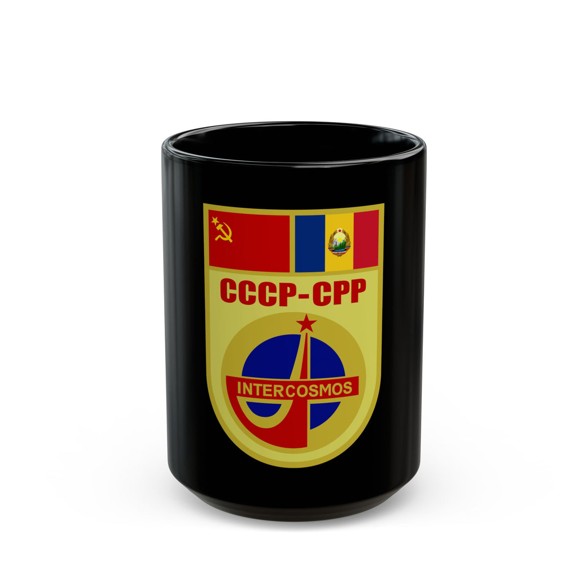 Soyuz 402 (Soyuz Programme) Black Coffee Mug